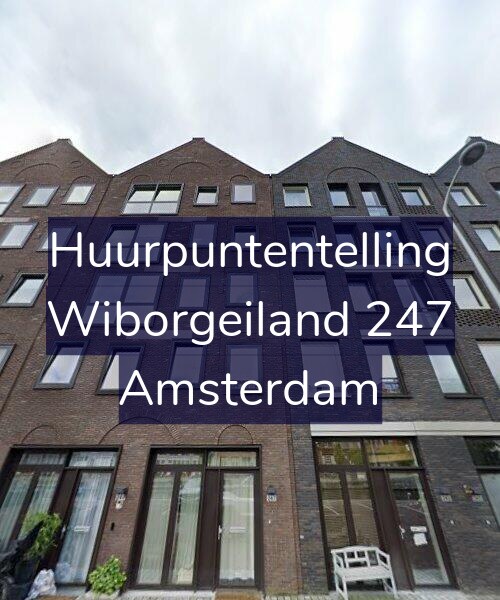 Foto gevel Huurpuntentelling voor Wiborgeiland 247, Amsterdam