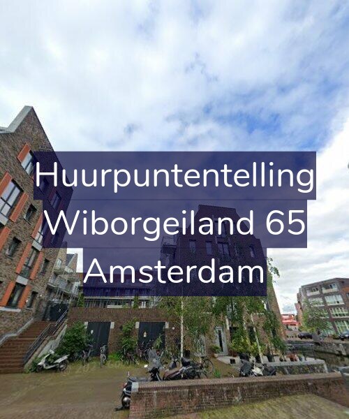 Foto gevel Huurpuntentelling voor Wiborgeiland 65, Amsterdam