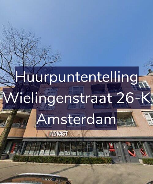 Foto gevel Huurpuntentelling voor Wielingenstraat 26-K, Amsterdam