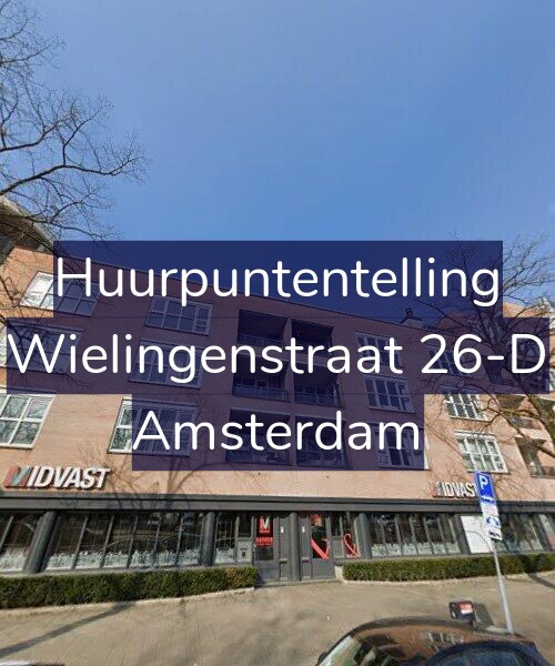 Foto gevel Huurpuntentelling voor Wielingenstraat 26-D, Amsterdam