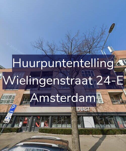 Foto gevel Huurpuntentelling voor Wielingenstraat 24-E, Amsterdam