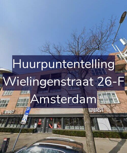 Foto gevel Huurpuntentelling voor Wielingenstraat 26-F, Amsterdam