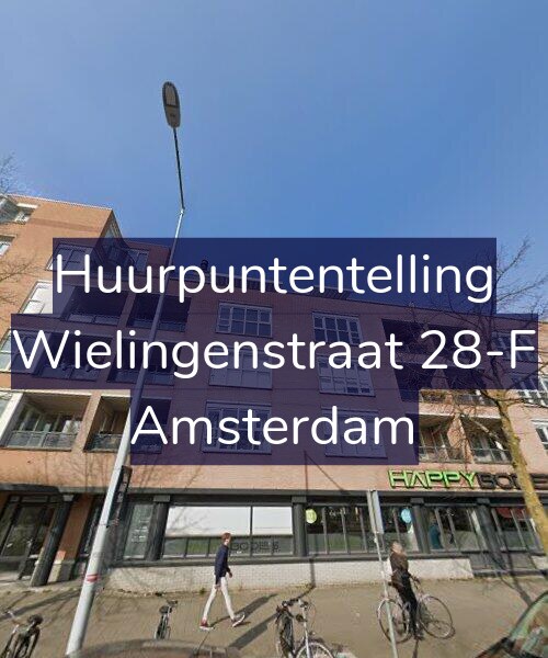 Foto gevel Huurpuntentelling voor Wielingenstraat 28-F, Amsterdam