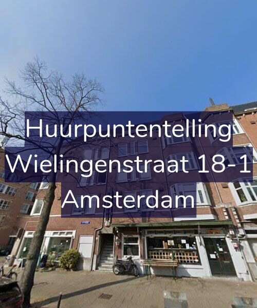 Foto gevel Huurpuntentelling voor Wielingenstraat 18-1, Amsterdam