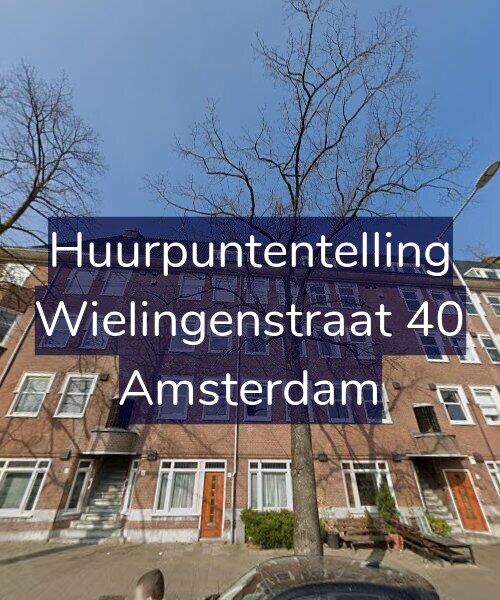 Foto gevel Huurpuntentelling voor Wielingenstraat 40, Amsterdam