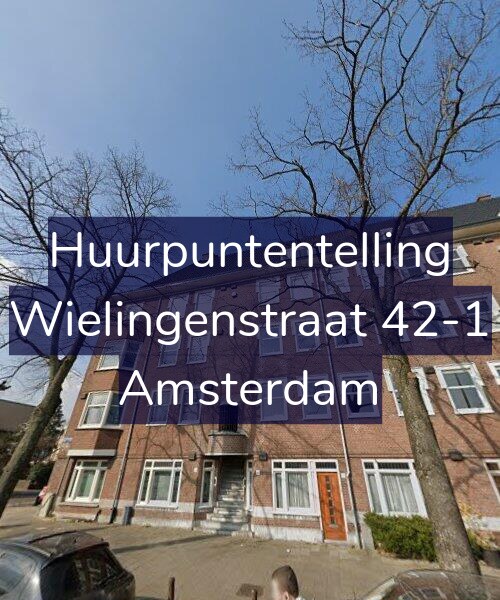 Foto gevel Huurpuntentelling voor Wielingenstraat 42-1, Amsterdam