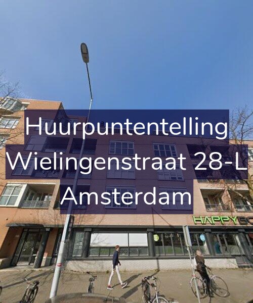 Foto gevel Huurpuntentelling voor Wielingenstraat 28-L, Amsterdam