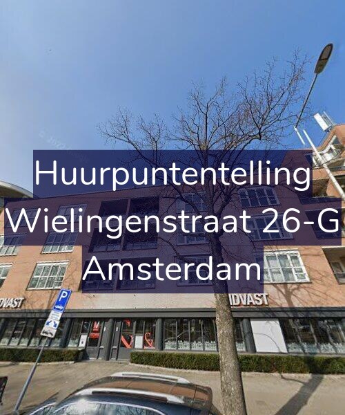 Foto gevel Huurpuntentelling voor Wielingenstraat 26-G, Amsterdam