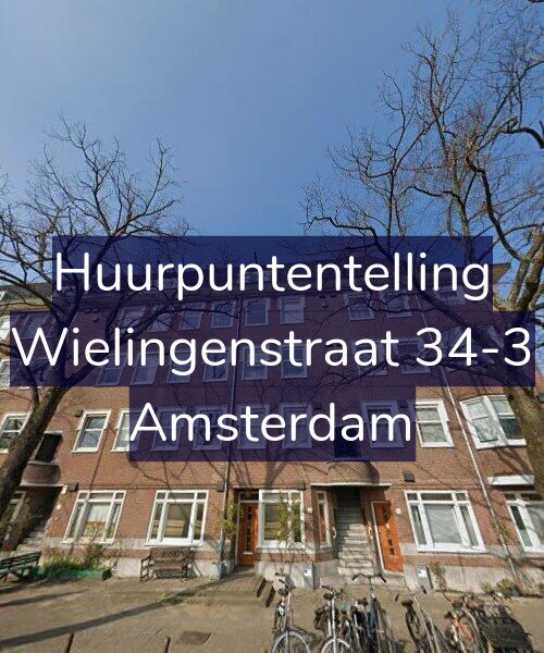 Foto gevel Huurpuntentelling voor Wielingenstraat 34-3, Amsterdam