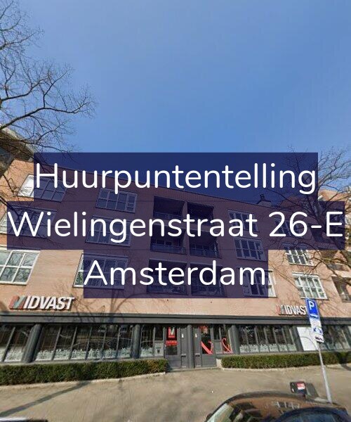 Foto gevel Huurpuntentelling voor Wielingenstraat 26-E, Amsterdam