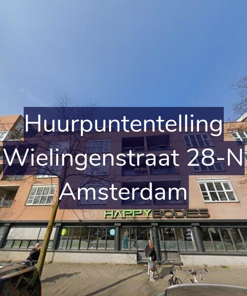 Foto gevel Huurpuntentelling voor Wielingenstraat 28-N, Amsterdam