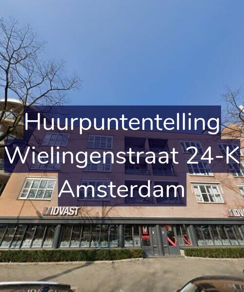 Foto gevel Huurpuntentelling voor Wielingenstraat 24-K, Amsterdam