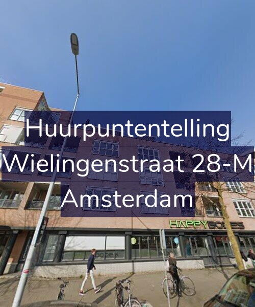 Foto gevel Huurpuntentelling voor Wielingenstraat 28-M, Amsterdam