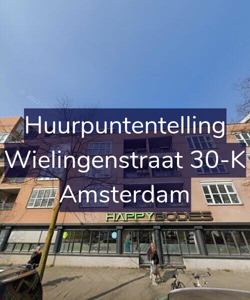 Foto gevel Huurpuntentelling voor Wielingenstraat 30-K, Amsterdam