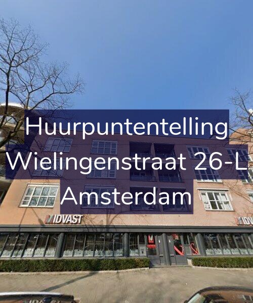 Foto gevel Huurpuntentelling voor Wielingenstraat 26-L, Amsterdam