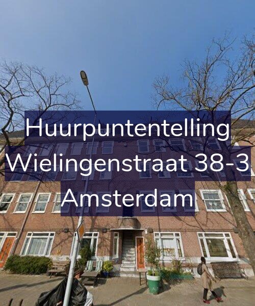 Foto gevel Huurpuntentelling voor Wielingenstraat 38-3, Amsterdam