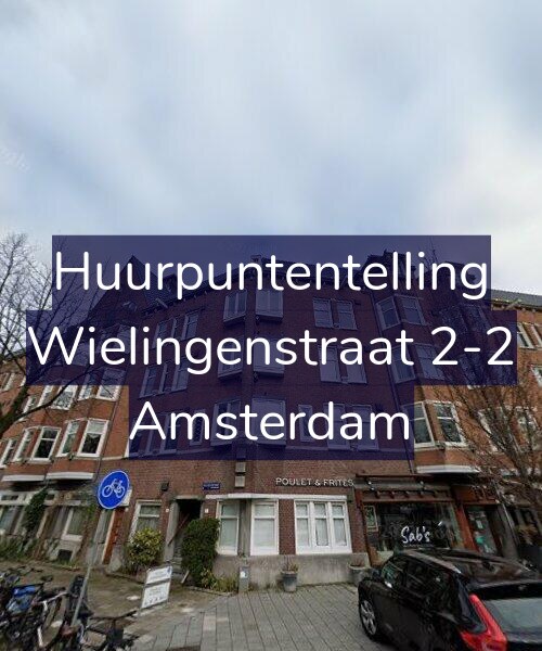 Foto gevel Huurpuntentelling voor Wielingenstraat 2-2, Amsterdam