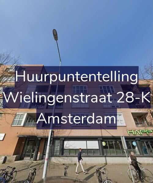 Foto gevel Huurpuntentelling voor Wielingenstraat 28-K, Amsterdam