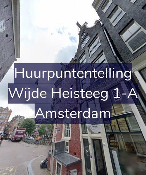 Foto gevel Huurpuntentelling voor Wijde Heisteeg 1-A, Amsterdam