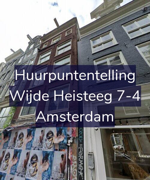 Foto gevel Huurpuntentelling voor Wijde Heisteeg 7-4, Amsterdam
