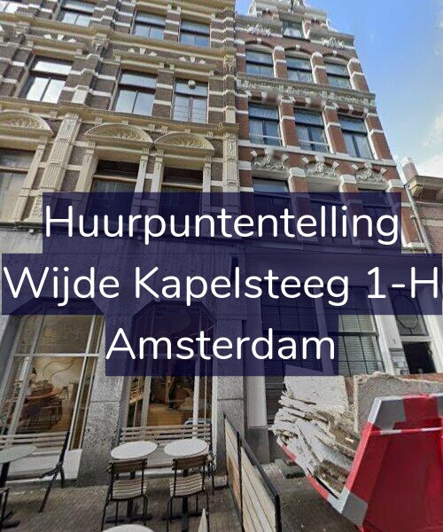Foto gevel Huurpuntentelling voor Wijde Kapelsteeg 1-H, Amsterdam