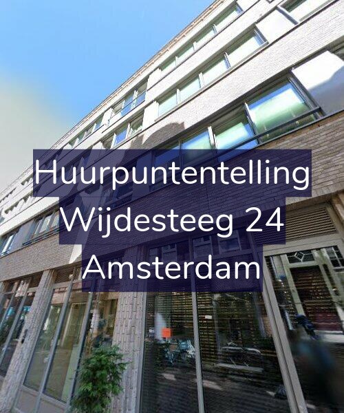 Foto gevel Huurpuntentelling voor Wijdesteeg 24, Amsterdam