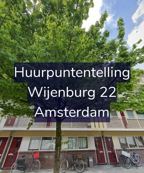 Foto gevel Huurpuntentelling voor Wijenburg 22, Amsterdam