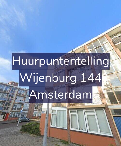 Foto gevel Huurpuntentelling voor Wijenburg 144, Amsterdam