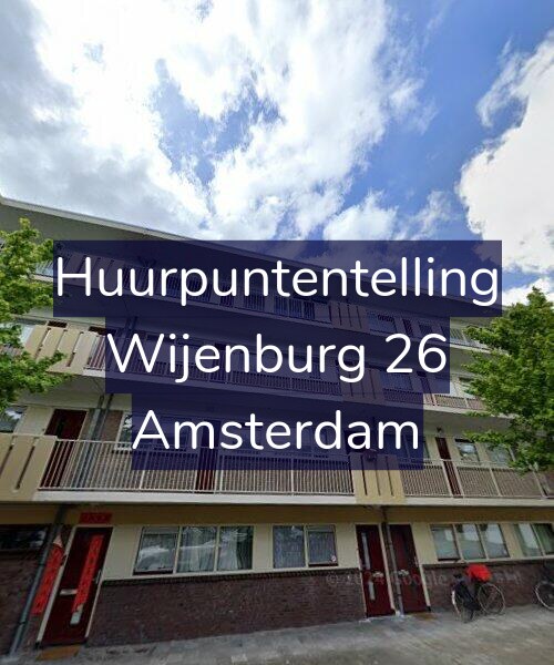 Foto gevel Huurpuntentelling voor Wijenburg 26, Amsterdam
