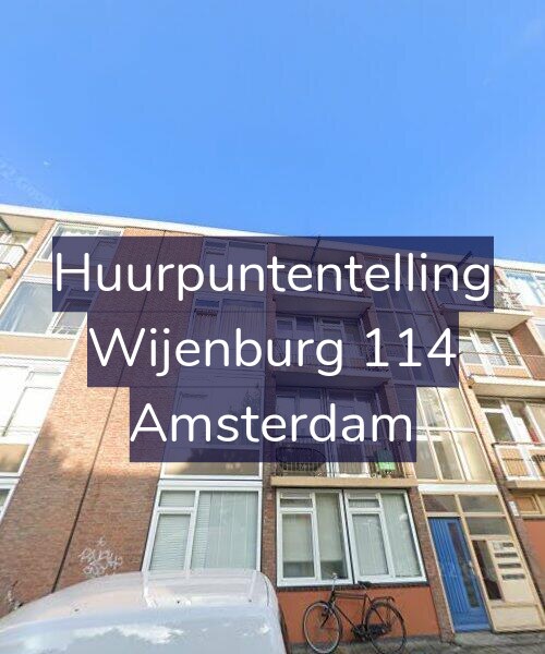 Foto gevel Huurpuntentelling voor Wijenburg 114, Amsterdam