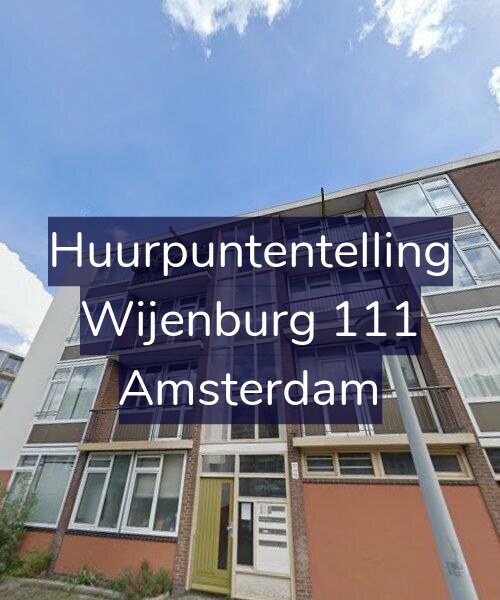 Foto gevel Huurpuntentelling voor Wijenburg 111, Amsterdam