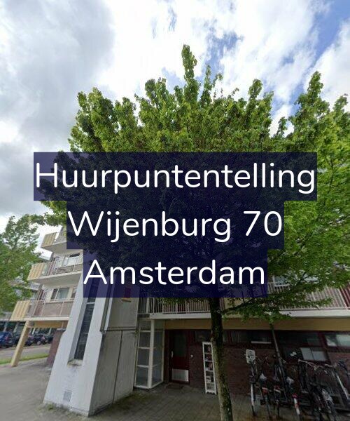 Foto gevel Huurpuntentelling voor Wijenburg 70, Amsterdam