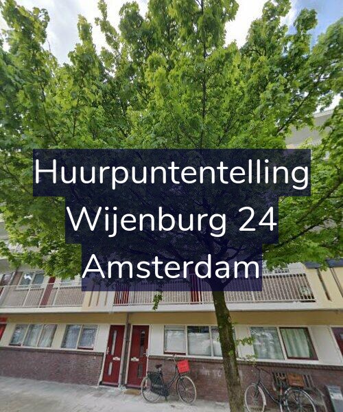 Foto gevel Huurpuntentelling voor Wijenburg 24, Amsterdam