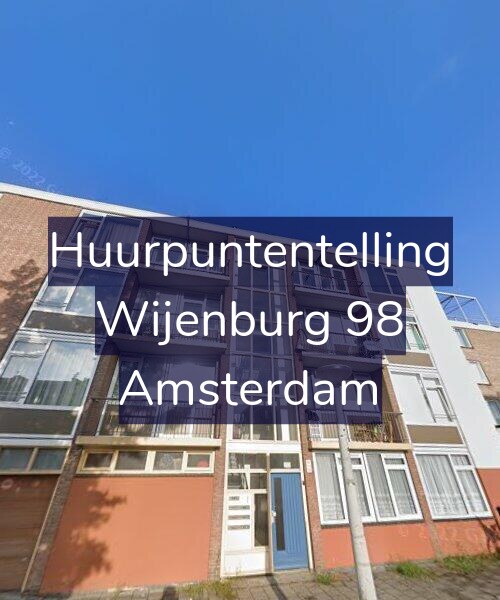 Foto gevel Huurpuntentelling voor Wijenburg 98, Amsterdam