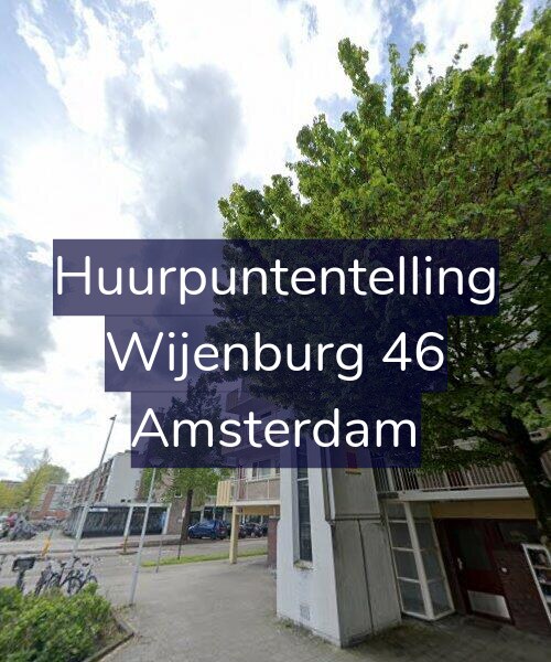 Foto gevel Huurpuntentelling voor Wijenburg 46, Amsterdam