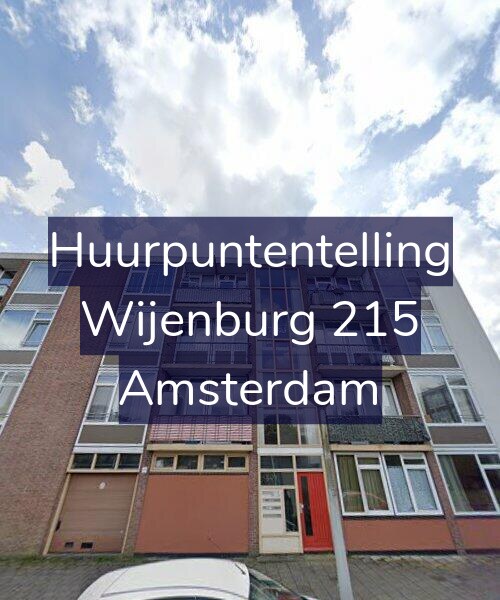 Foto gevel Huurpuntentelling voor Wijenburg 215, Amsterdam