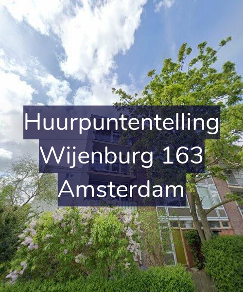 Foto gevel Huurpuntentelling voor Wijenburg 163, Amsterdam