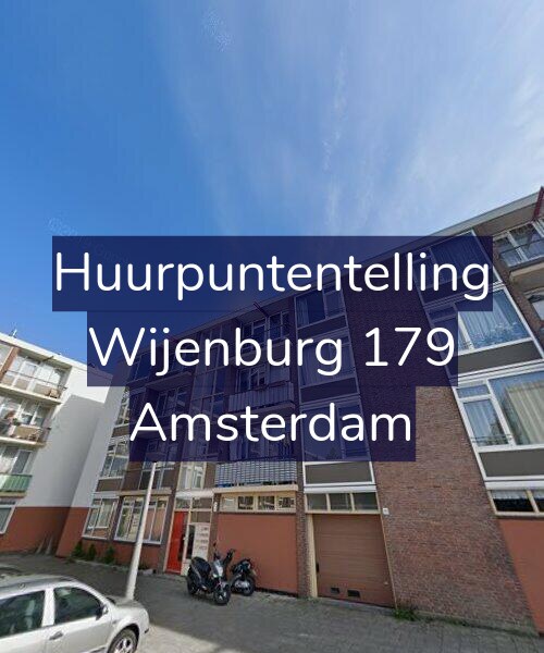 Foto gevel Huurpuntentelling voor Wijenburg 179, Amsterdam