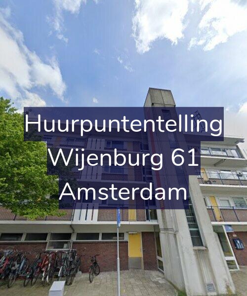 Foto gevel Huurpuntentelling voor Wijenburg 61, Amsterdam