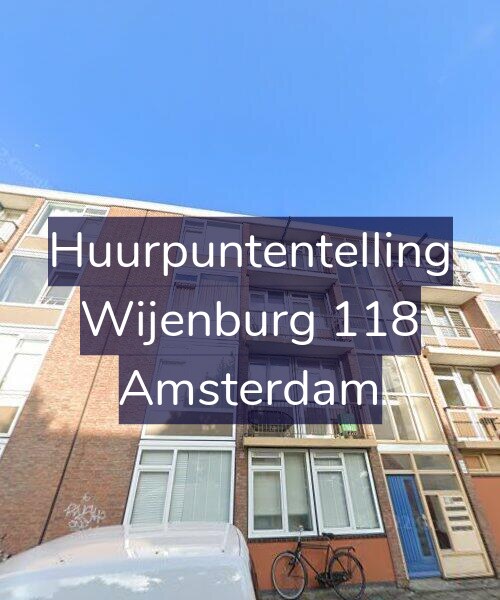 Foto gevel Huurpuntentelling voor Wijenburg 118, Amsterdam