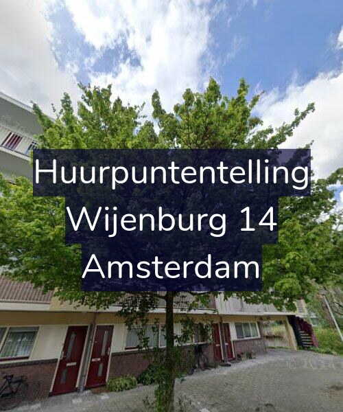Foto gevel Huurpuntentelling voor Wijenburg 14, Amsterdam
