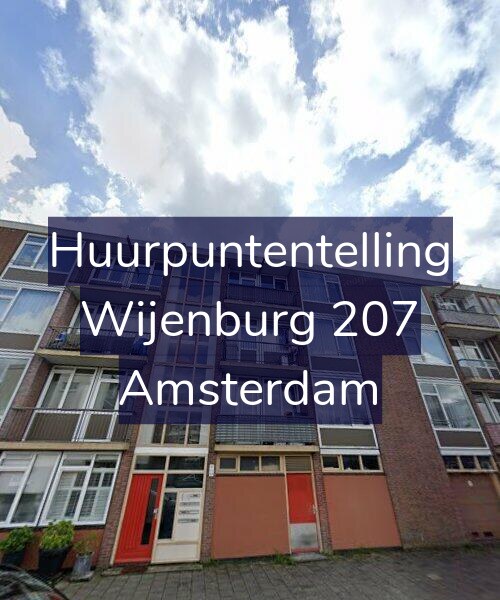 Foto gevel Huurpuntentelling voor Wijenburg 207, Amsterdam