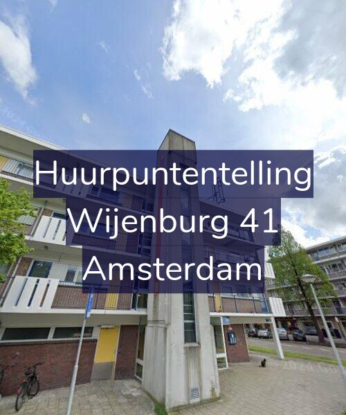 Foto gevel Huurpuntentelling voor Wijenburg 41, Amsterdam