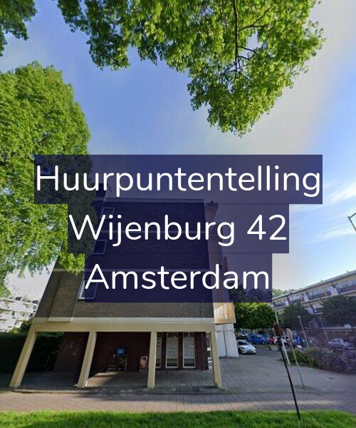 Foto gevel Huurpuntentelling voor Wijenburg 42, Amsterdam