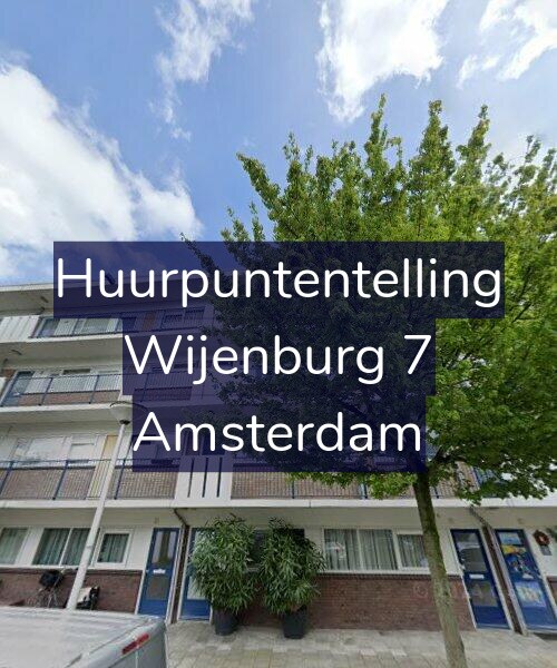 Foto gevel Huurpuntentelling voor Wijenburg 7, Amsterdam