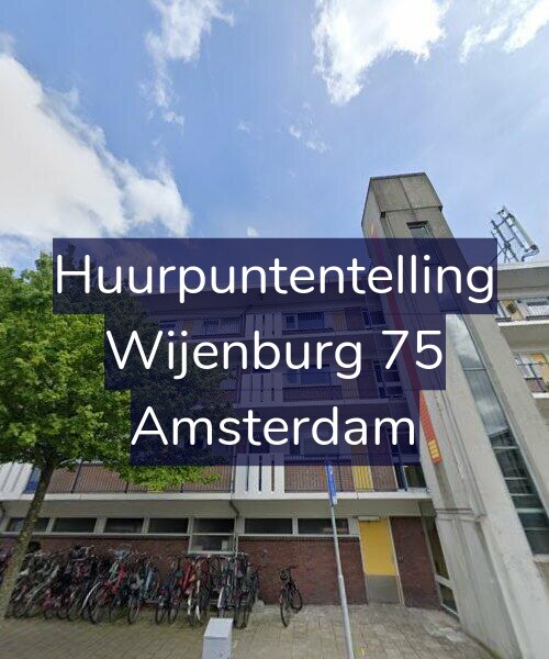 Foto gevel Huurpuntentelling voor Wijenburg 75, Amsterdam