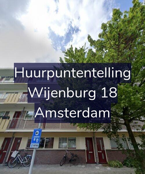 Foto gevel Huurpuntentelling voor Wijenburg 18, Amsterdam