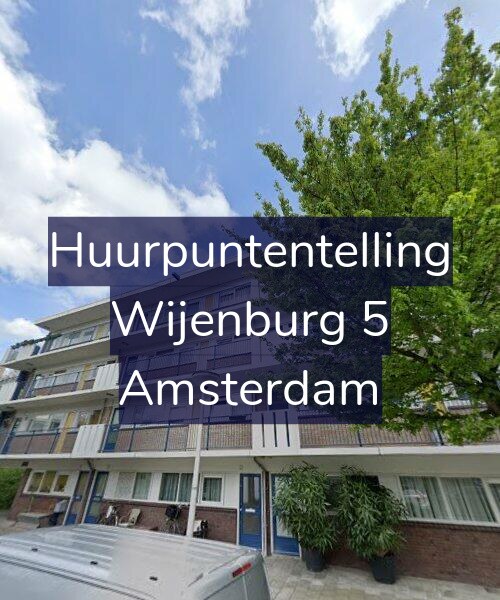 Foto gevel Huurpuntentelling voor Wijenburg 5, Amsterdam