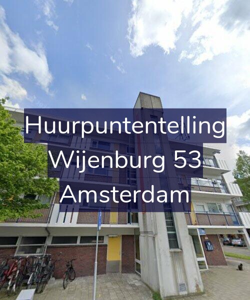 Foto gevel Huurpuntentelling voor Wijenburg 53, Amsterdam