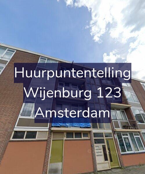 Foto gevel Huurpuntentelling voor Wijenburg 123, Amsterdam
